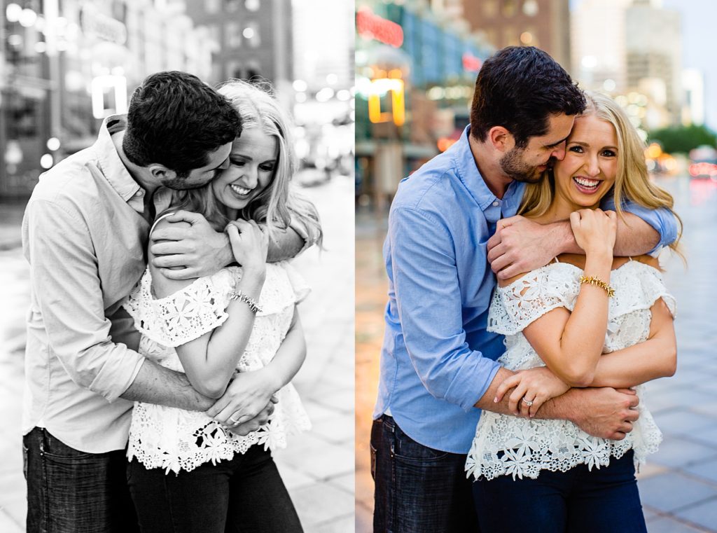Cute snuggly engagement photo pose ideas
Rainy skies sun-drenched Denver engagement