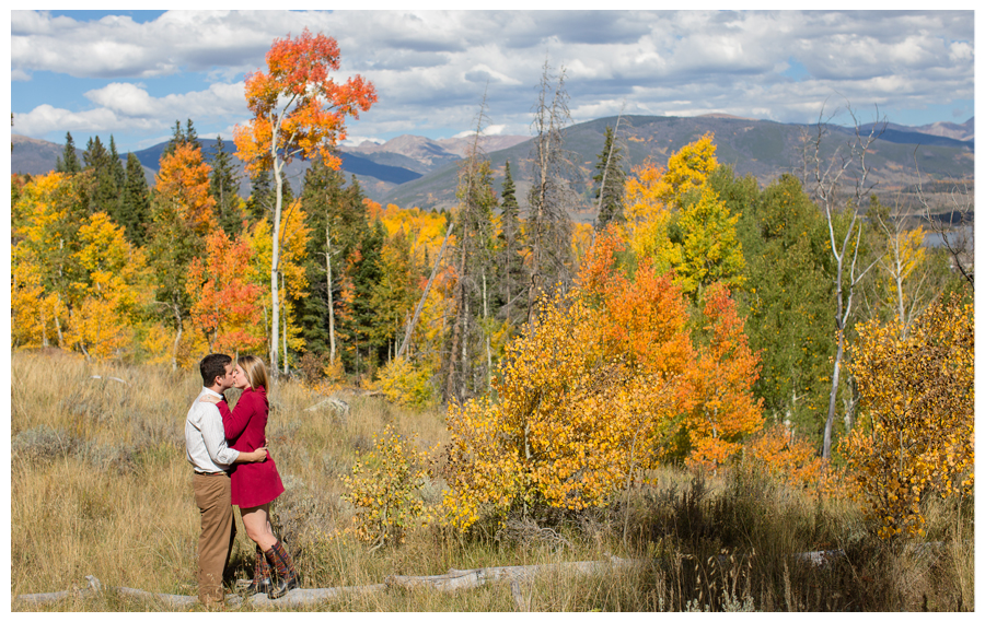 Amazing Colorado fall engagement photos in the aspens