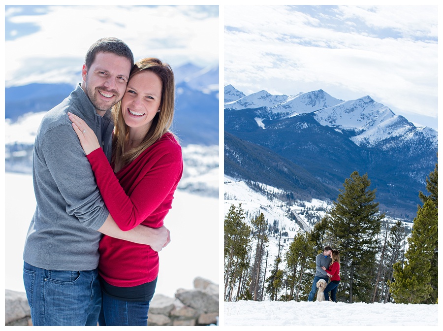08 Romantic engagement photos on mountain top