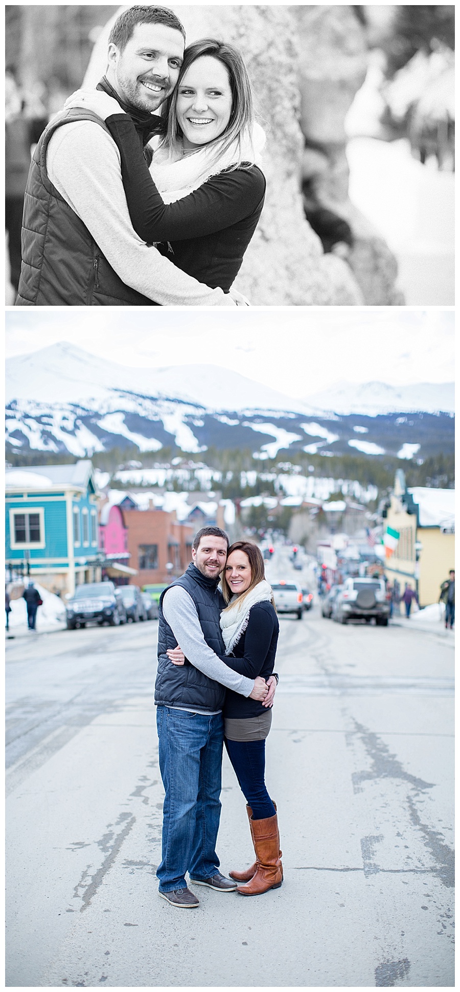 11 Snowy engagement photos in Breckenridge