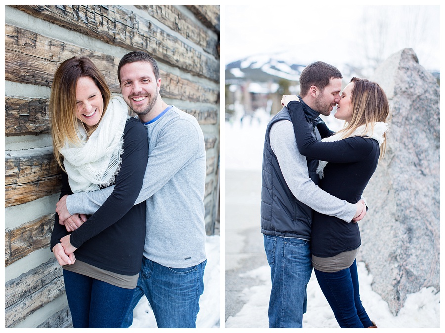 13 Candid engagement photos in downtown Breckenridge