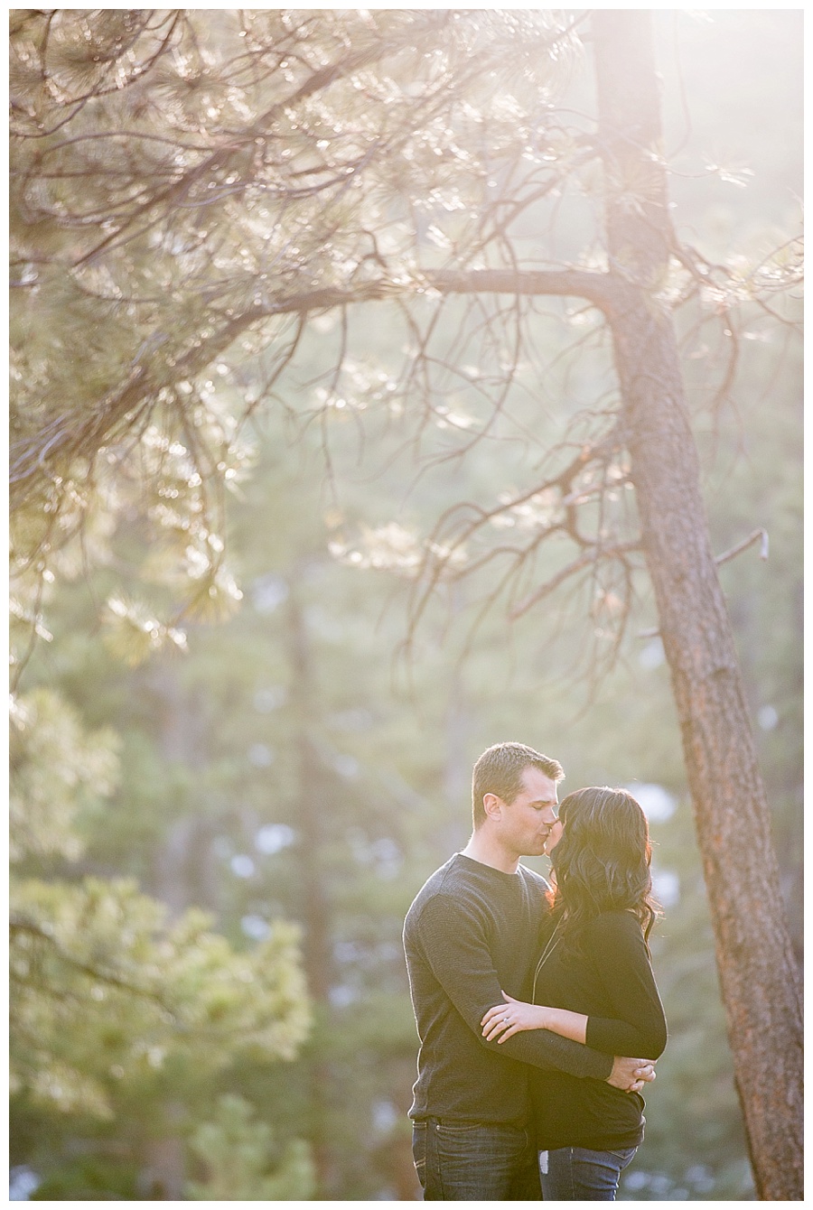 10 sunset engagement photos in the mountains