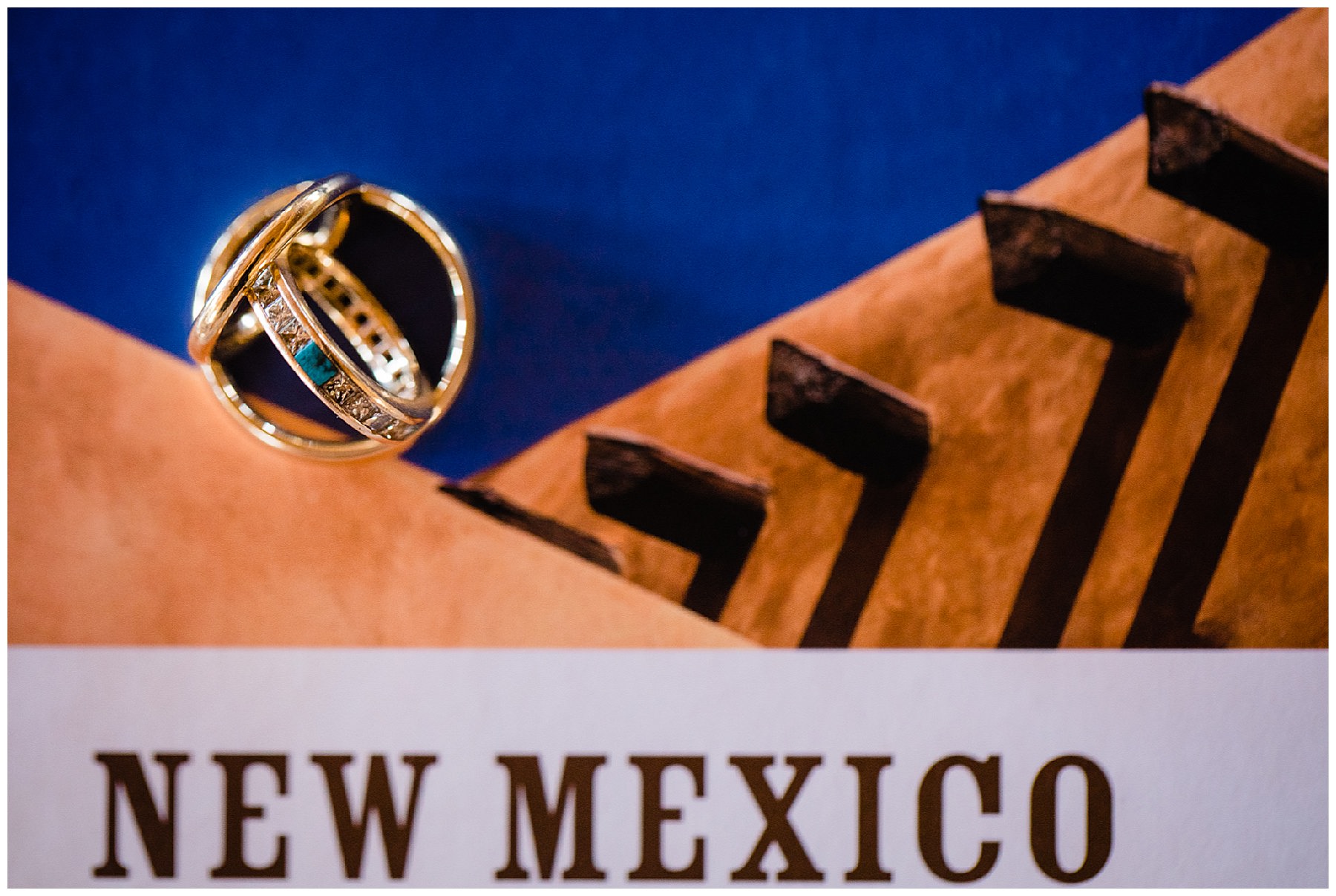 Unique wedding rings with a southwest vibe
