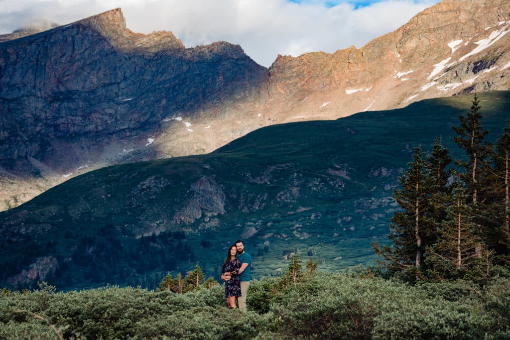 Incredible mountain engagement photos