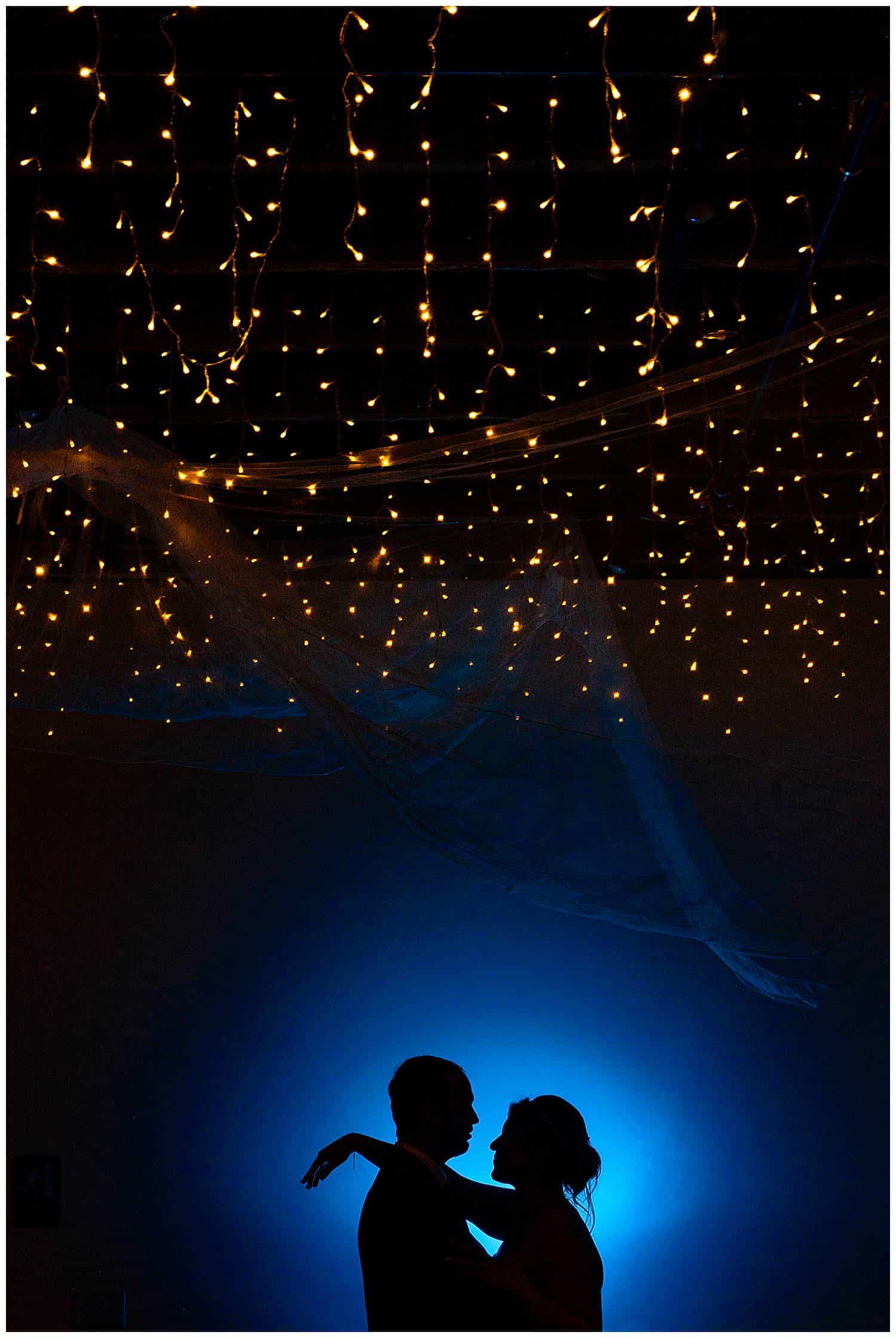 Creative winter wedding photos of couple at night Enigma Bazaar